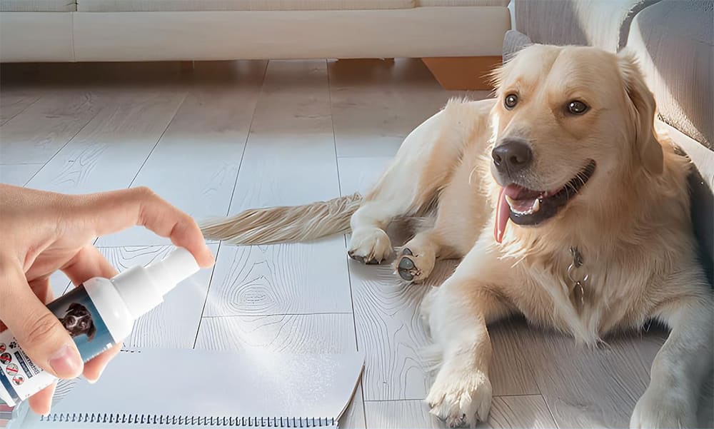 using-pet-safe-bitter-sprays-to-deter-chewing-behavior